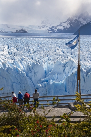 Perito Moreno Glacier in Patagonia in southern Argentinaのeditorial素材