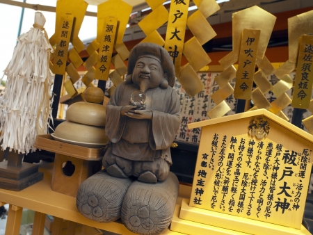 Small shrine at the Kiyomizu Buddhist Temple - Otowa-san Kiyomizu-dera - in Kyoto, Japan - UNESCO World Heritage site のeditorial素材