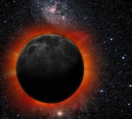 As seen from the Earth, a solar eclipse occurs when the Moon passes between the Sun and Earth, and...