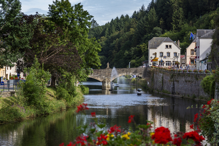 Vianden - a commune with town status in the Oesling, north-eastern Luxembourg. It is the capital of the canton of Vianden, which is part of the district of Diekirch. Vianden lies on the Our river, near the border between Luxembourg and Germany.のeditorial素材