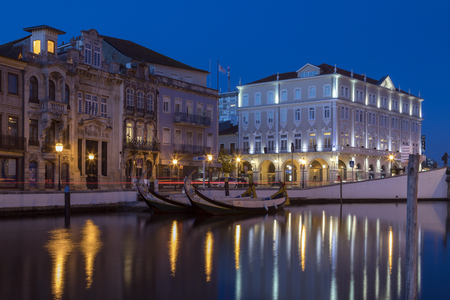 The port of Aveiro, known as the Venice of Portugal, is a popular tourist destination in the Centro region of Portugal.のeditorial素材