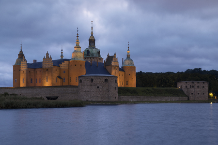 Kalmar Castle or Kalmar Slott - a castle in the city of Kalmar in the province of Smaland in Sweden. Parts of the castle date from the 12th century.のeditorial素材