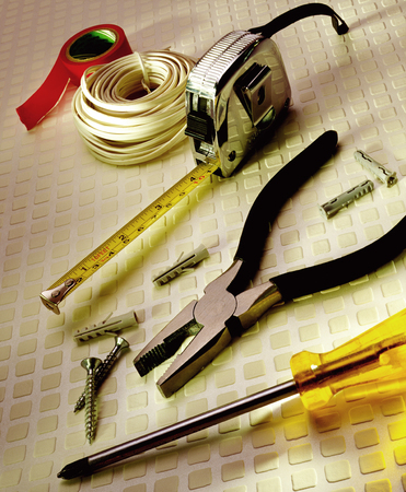 Tools used for simple home maintenance.