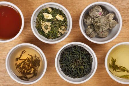 A selection of Chinese Herbal Tea.