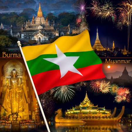 Myanmar (Burma) - Tourist Destinationの写真素材