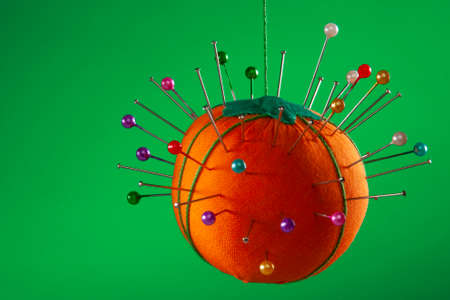 Arts and Crafts - A pin cushion, used for the safe storage of pins.の写真素材