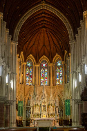 The Cathedral Church of St Colman, also known as Cobh Cathedral. The seaport of Cobh was known from 1849 to 1920 as Queenstown.のeditorial素材
