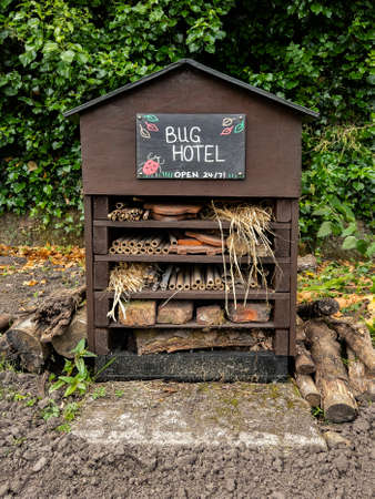 Bug Hotel - An insect hotel, bug hotel or insect house, is a manmade structure created to provide...