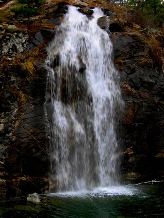 The face of a waterfallの写真素材