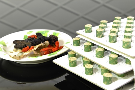 chinese herbal medicineの写真素材