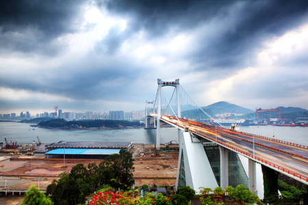 Haicang bridgeのeditorial素材