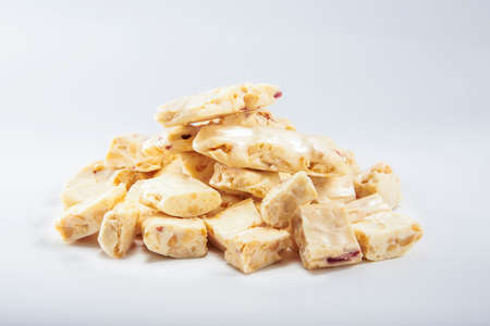 A pile of delicious nougatの写真素材