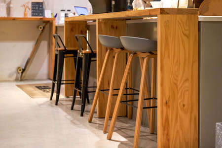 High chair position in a cafe