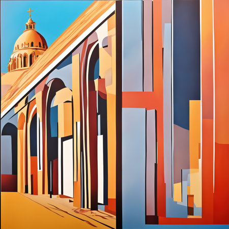 Generative AI, A poster of a medieval traditional gothic castleの素材