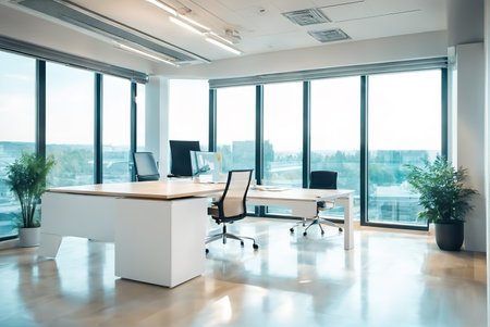 Modern bright and comfortable interior office spaceの素材