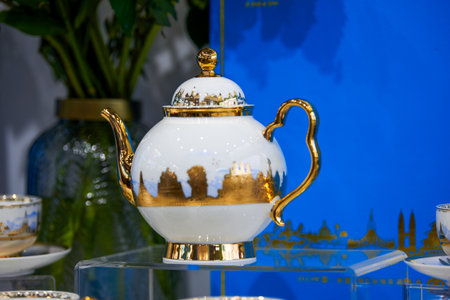 Close-up of handmade containers in Southeast Asian styleの写真素材