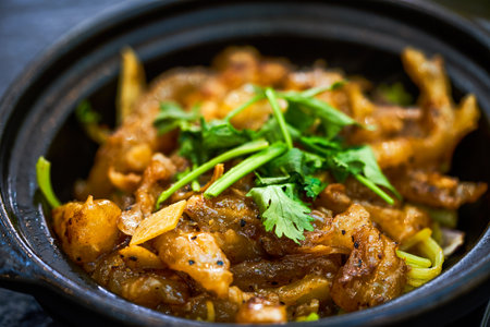 Fragrant and delicious Cantonese style beef tendon hotpot