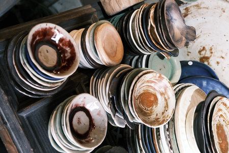 Various ceramic utensils and ornaments made in Jingdezhen, Jiangxi, China