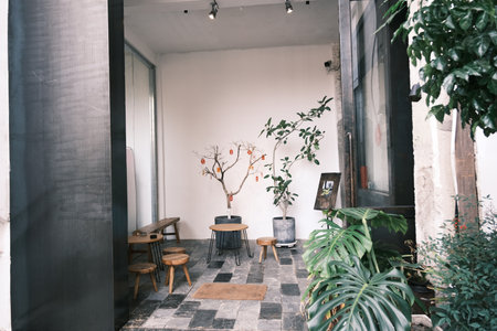Casual modern style plant small garden design style