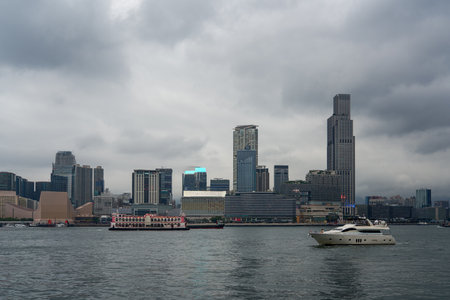Hong Kong's bustling cityscape and skyscrapers