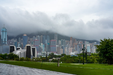 Hong Kong's bustling cityscape and skyscrapers