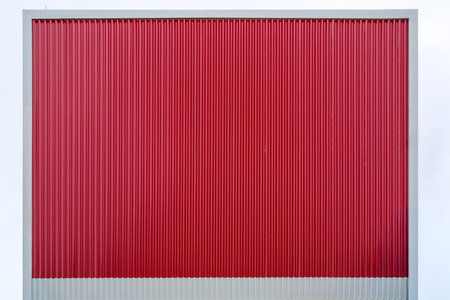 Colorful container iron facade building blocks.