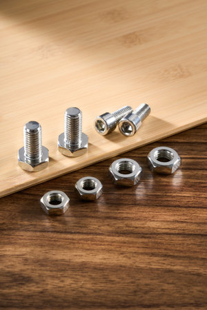 Picture: Nut and bolt metal parts