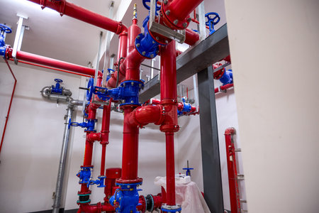New water valve water pipe infrastructure for modern building1