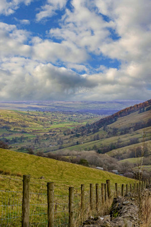 Within the heart of the Yorkshire Dales, steep, rolling hills lead to a valley that is illuminated...