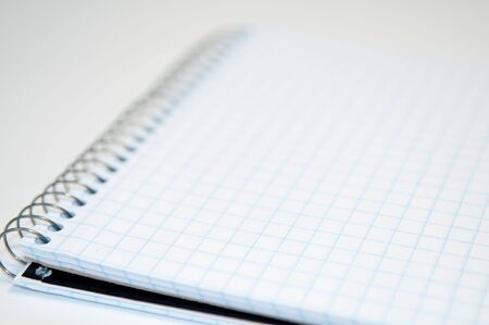 Shallow focus blank graph pad