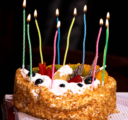Birthday cakeの写真素材