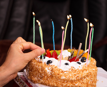 Birthday cakeの写真素材