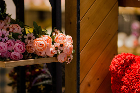 flowers on displayの写真素材