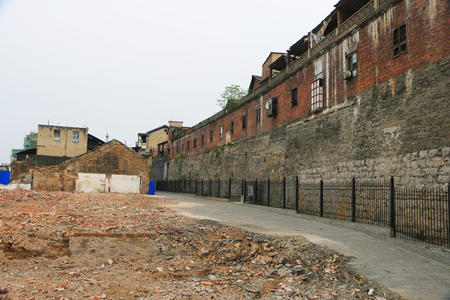 Renovation of the old house in Lingzhou, Yongzhou, Hunan, Chinaの写真素材