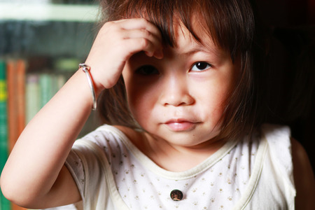 Cute little girlの写真素材