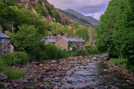 river colwyn, walesの写真素材