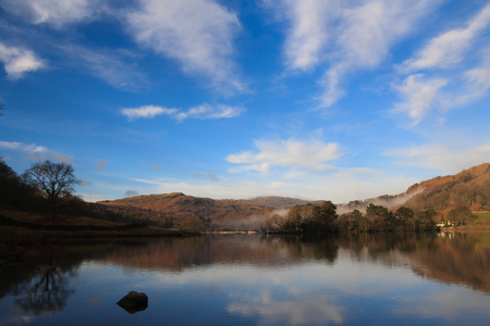 Lake district in national park, cumbria, englandの写真素材