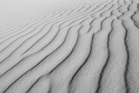 ripples in the desert sandの写真素材