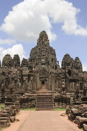 Temple Entrance, Ankor Watの写真素材