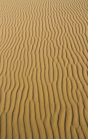 Sand pattern in desertの写真素材