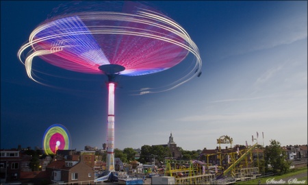 Funfair at Den Helder の素材