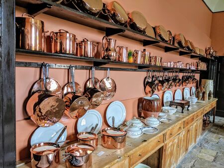 Kitchen in Felbrigg Hall Norfolkの写真素材