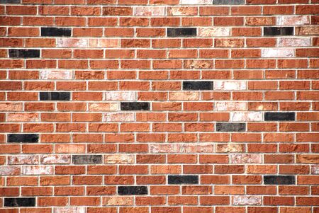 Red Brick Wall Backgroundの写真素材