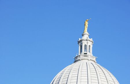 Dome on Madison, Wisconsin Capitol Buildingの写真素材