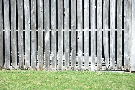 Old Corncrib by Green Grass