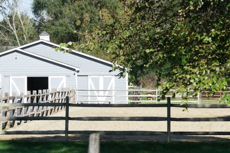 Empty Corral by Shade Treeの写真素材