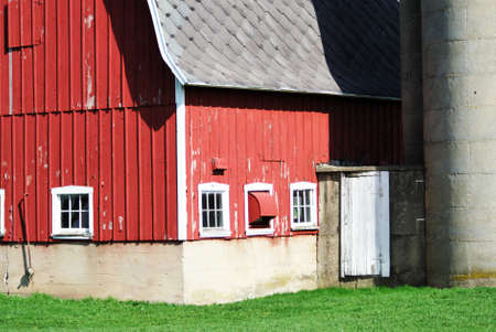 Corner of Barn by Siloの写真素材