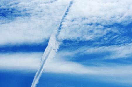 Jetstream Through Cloudsの写真素材