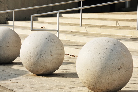 Concrete Ballsの写真素材