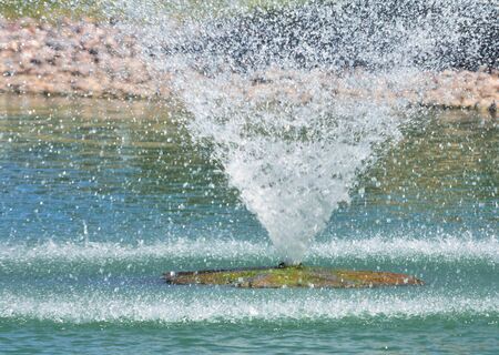Spraying Fountainの写真素材